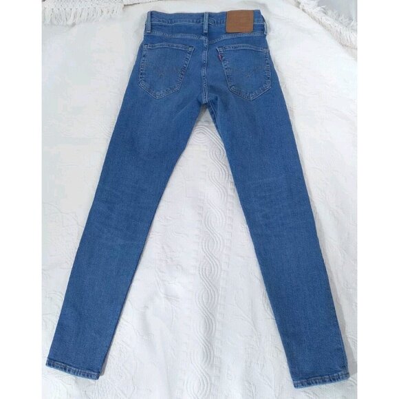 Levi Premium Big E Lot Skinny Taper Blue Jeans W 28 L30 mens - Picture 3 of 16